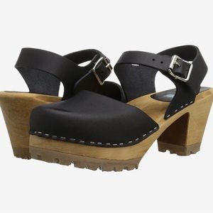Mia Abba Clogs Black Size 40